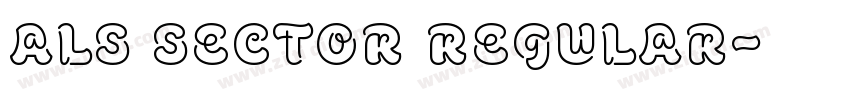 ALS Sector Regular字体转换